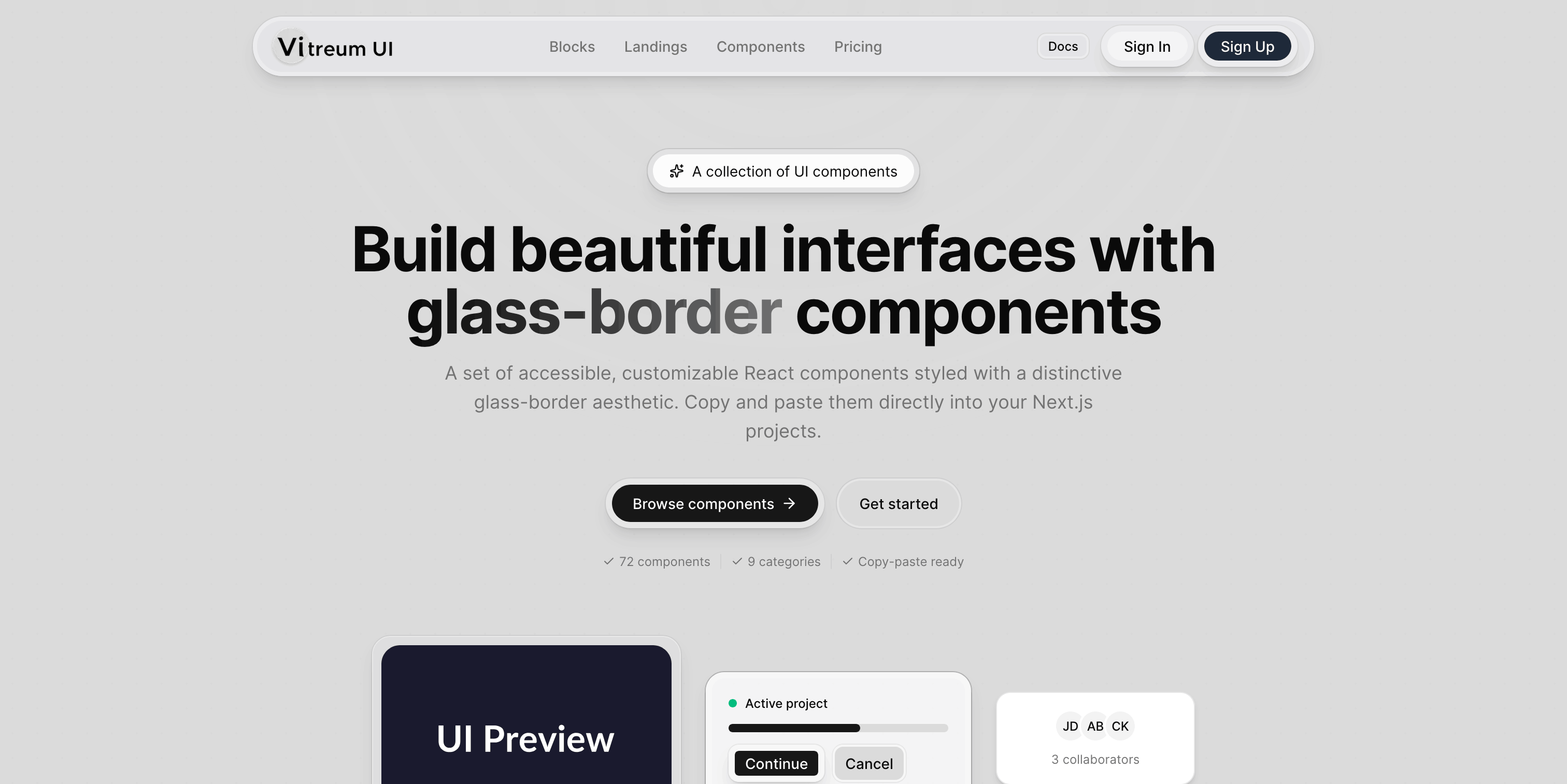 Vitreum UI